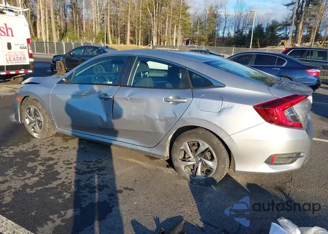 2021 Honda Civic Lx из США, поврежденный, VIN 2HGFC2F62MH552823